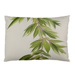 Watercolor Leaves Branch Nature Plant Growing Still Life Botanical Study Pillow Case