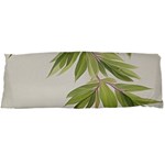Watercolor Leaves Branch Nature Plant Growing Still Life Botanical Study Body Pillow Case Dakimakura (Two Sides)
