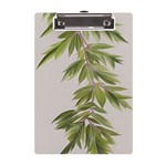 Watercolor Leaves Branch Nature Plant Growing Still Life Botanical Study A5 Acrylic Clipboard