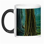 Boat Canoe Swamp Bayou Roots Moss Log Nature Scene Landscape Water Lake Setting Abandoned Rowboat Fi Morph Mug