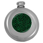 Confetti Texture Tileable Repeating Round Hip Flask (5 oz)