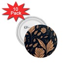 Background Pattern Leaves Texture 1.75  Buttons (10 pack)
