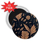 Background Pattern Leaves Texture 2.25  Magnets (10 pack) 