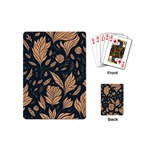 Background Pattern Leaves Texture Playing Cards Single Design (Mini)