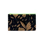 Background Pattern Leaves Texture Cosmetic Bag (XS)
