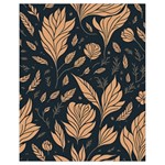 Background Pattern Leaves Texture Drawstring Bag (Small)