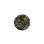 Green Camouflage Military Army Pattern 1  Mini Buttons