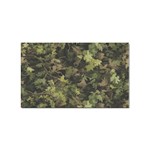 Green Camouflage Military Army Pattern Sticker (Rectangular)