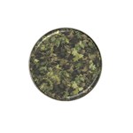 Green Camouflage Military Army Pattern Hat Clip Ball Marker