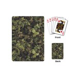 Green Camouflage Military Army Pattern Playing Cards Single Design (Mini)