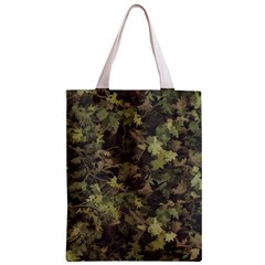 Green Camouflage Military Army Pattern Zipper Classic Tote Bag from UrbanLoad.com Front