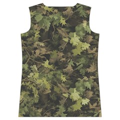 Green Camouflage Military Army Pattern Women s Basketball Tank Top from UrbanLoad.com Back