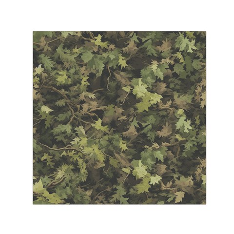 Green Camouflage Military Army Pattern Square Satin Scarf (30  x 30 ) from UrbanLoad.com Front