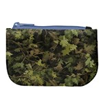 Green Camouflage Military Army Pattern Large Coin Purse