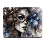 Woman in Space Small Mousepad