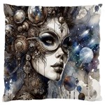 Woman in Space Large Cushion Case (One Side)