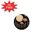 Flowers Space 1  Mini Magnet (10 pack) 