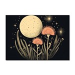 Flowers Space Sticker A4 (10 pack)