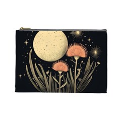 Flowers Space Cosmetic Bag (Large) from UrbanLoad.com Front