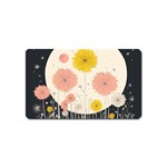 Space Flowers Universe Galaxy Magnet (Name Card)