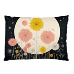 Space Flowers Universe Galaxy Pillow Case
