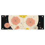 Space Flowers Universe Galaxy Banner and Sign 6  x 2 