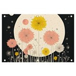 Space Flowers Universe Galaxy Banner and Sign 6  x 4 