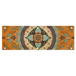 Mandala Floral Decorative Flower Banner and Sign 6  x 2 