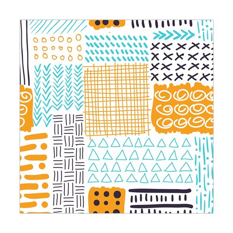 Premium Quality Elegant Orange Square Tapestry (Large) from UrbanLoad.com Front
