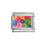 Colorful Abstract Patterns Italian Charm (9mm)