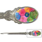 Colorful Abstract Patterns Letter Opener