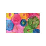 Colorful Abstract Patterns Sticker Rectangular (100 pack)