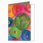 Colorful Abstract Patterns Greeting Cards (Pkg of 8)
