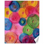 Colorful Abstract Patterns Canvas 11  x 14 