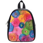 Colorful Abstract Patterns School Bag (Small)