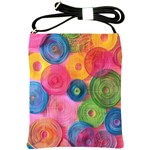 Colorful Abstract Patterns Shoulder Sling Bag