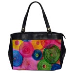 Colorful Abstract Patterns Oversize Office Handbag