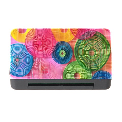 Colorful Abstract Patterns Memory Card Reader with CF from UrbanLoad.com Front