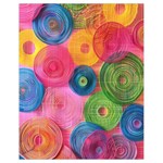 Colorful Abstract Patterns Drawstring Bag (Small)