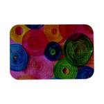 Colorful Abstract Patterns Open Lid Metal Box (Silver)  