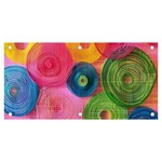 Colorful Abstract Patterns Banner and Sign 6  x 3 