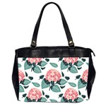 Flowers Hydrangeas Oversize Office Handbag (2 Sides)