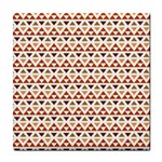 Geometric Tribal Pattern Design Tile Coaster