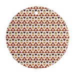Geometric Tribal Pattern Design Ornament (Round)