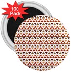 Geometric Tribal Pattern Design 3  Magnets (100 pack)