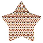 Geometric Tribal Pattern Design Star Ornament (Two Sides)