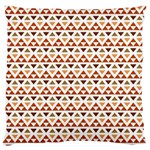 Geometric Tribal Pattern Design Standard Premium Plush Fleece Cushion Case (Two Sides)