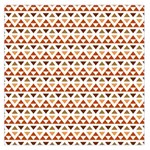 Geometric Tribal Pattern Design Square Satin Scarf (36  x 36 )