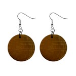 Anstract Gold Golden Grid Background Pattern Wallpaper Mini Button Earrings