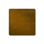 Anstract Gold Golden Grid Background Pattern Wallpaper Square Magnet